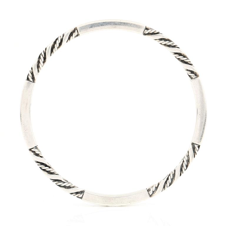 ARMRING, sterlingsilver, Georg Jensen, Danmark. Vikt ca 25 gram.