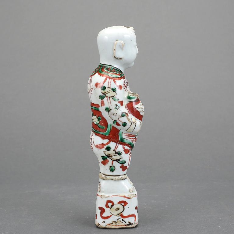 FIGURIN, porslin, Kina 1700-tal.