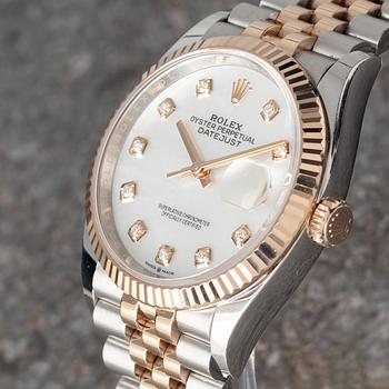 Rolex, Datejust 36, "Mother of pearl diamond dial", ca 2023.