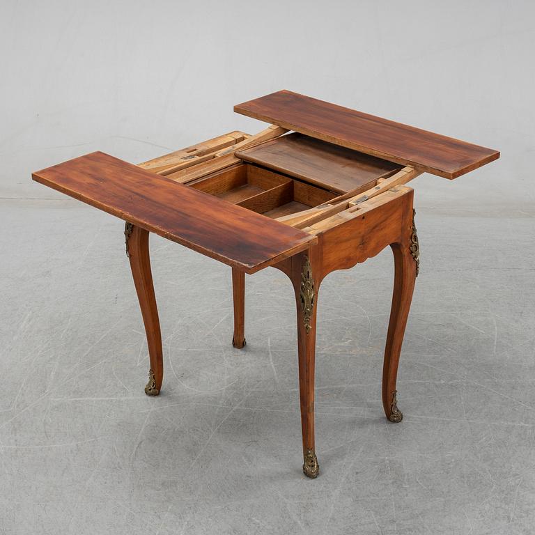 A rococo style card table. early 20th Century.