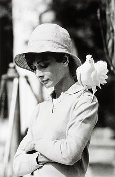 270. Terry O'Neill, "Audrey Hepburn with dove, St Tropez, 1967".