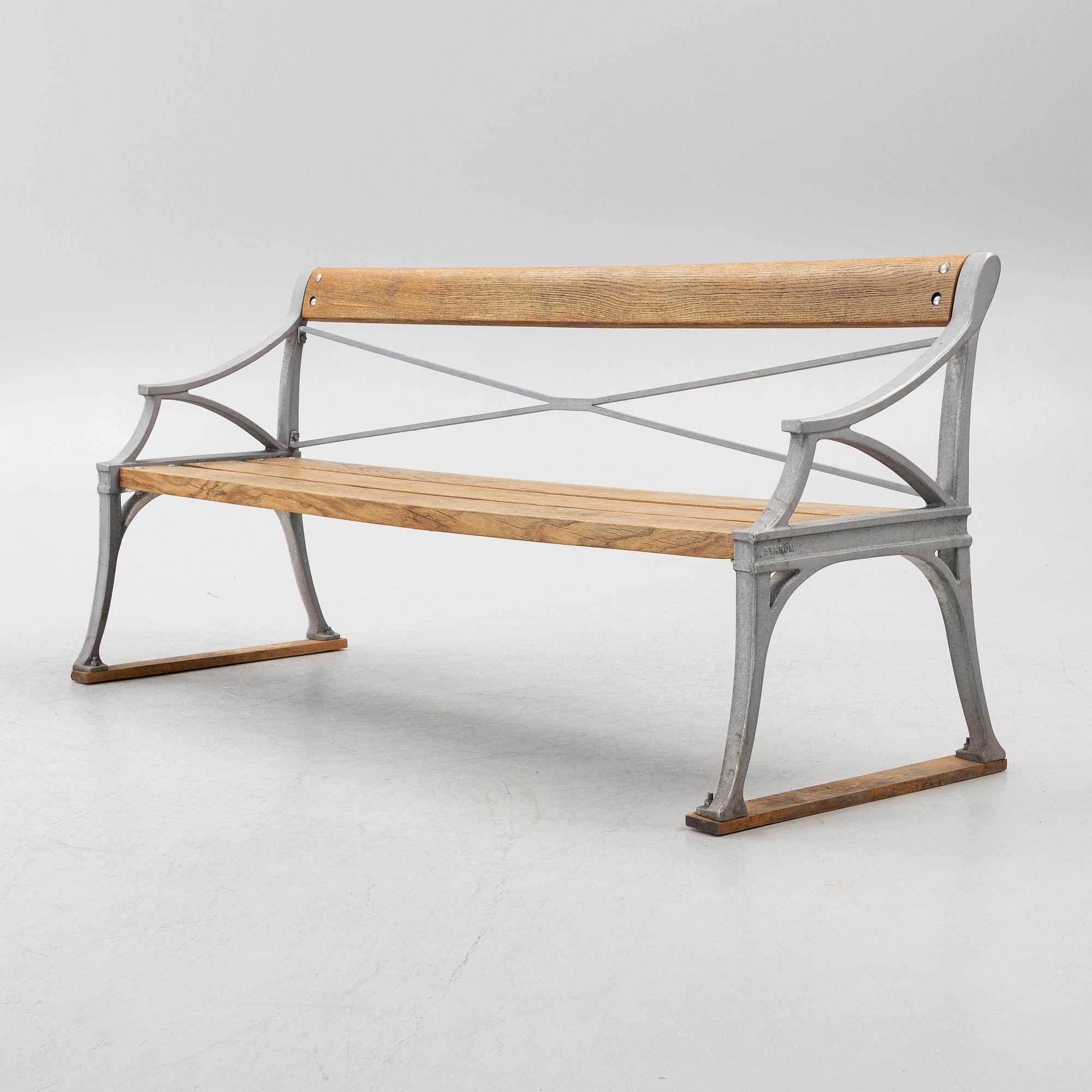 A 'Lessebo' garden sofa, Byarum, 21st century.