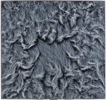 Karl Norin, faux fur, epoxy, foam board, glass fibre, 2014.