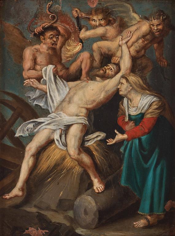 Peter Paul Rubens, after, Job tormented by demons and abused by his wife.