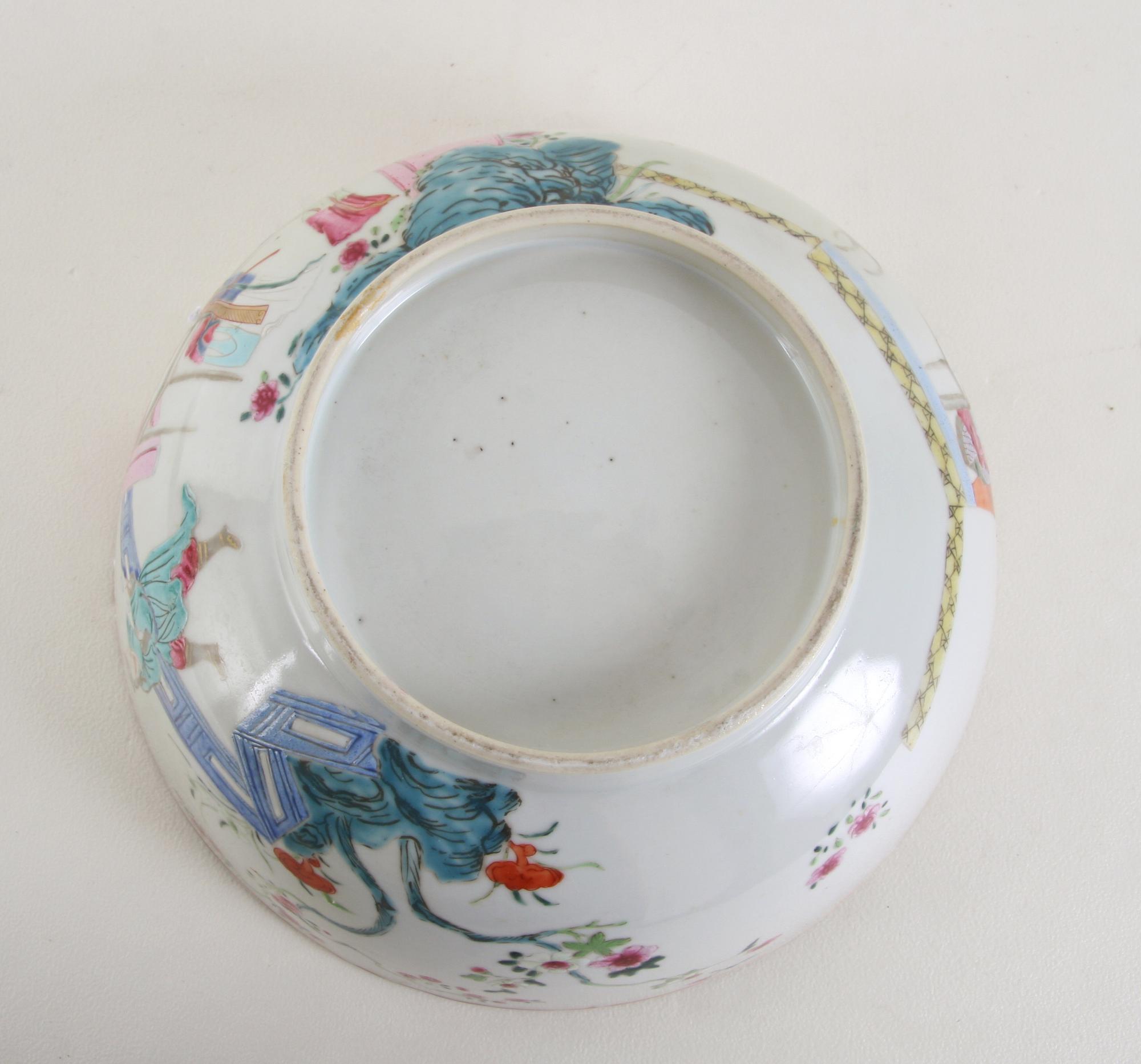 BÅLSKÅL, porslin, Kina, Qianlong, 1700-tal.