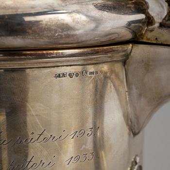 STOP, silver, Hovjuvelerare Carlman AB, Stockholm, 1920. Vikt 568 g.