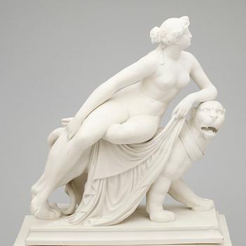 SKULPTUR, biskviporslin, 1900-talets första hälft.