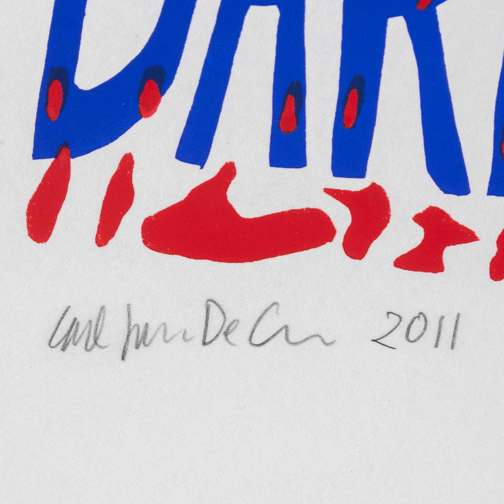 CARL JOHAN DE GEER, a colour lithograph, signed and numbered 49/50, dated 2011.