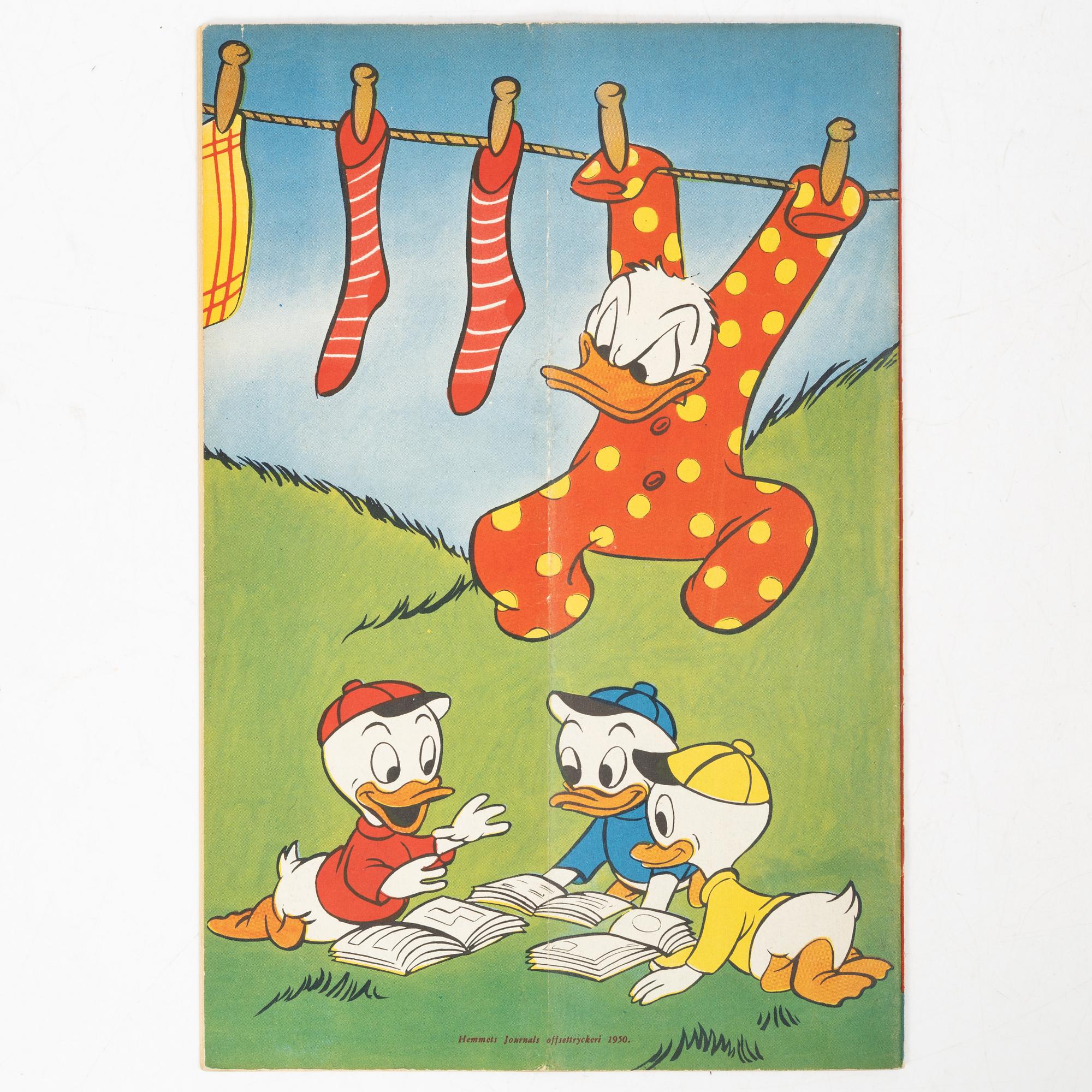 Comic book, “Kalle Anka & Co” No. 10, 1950.