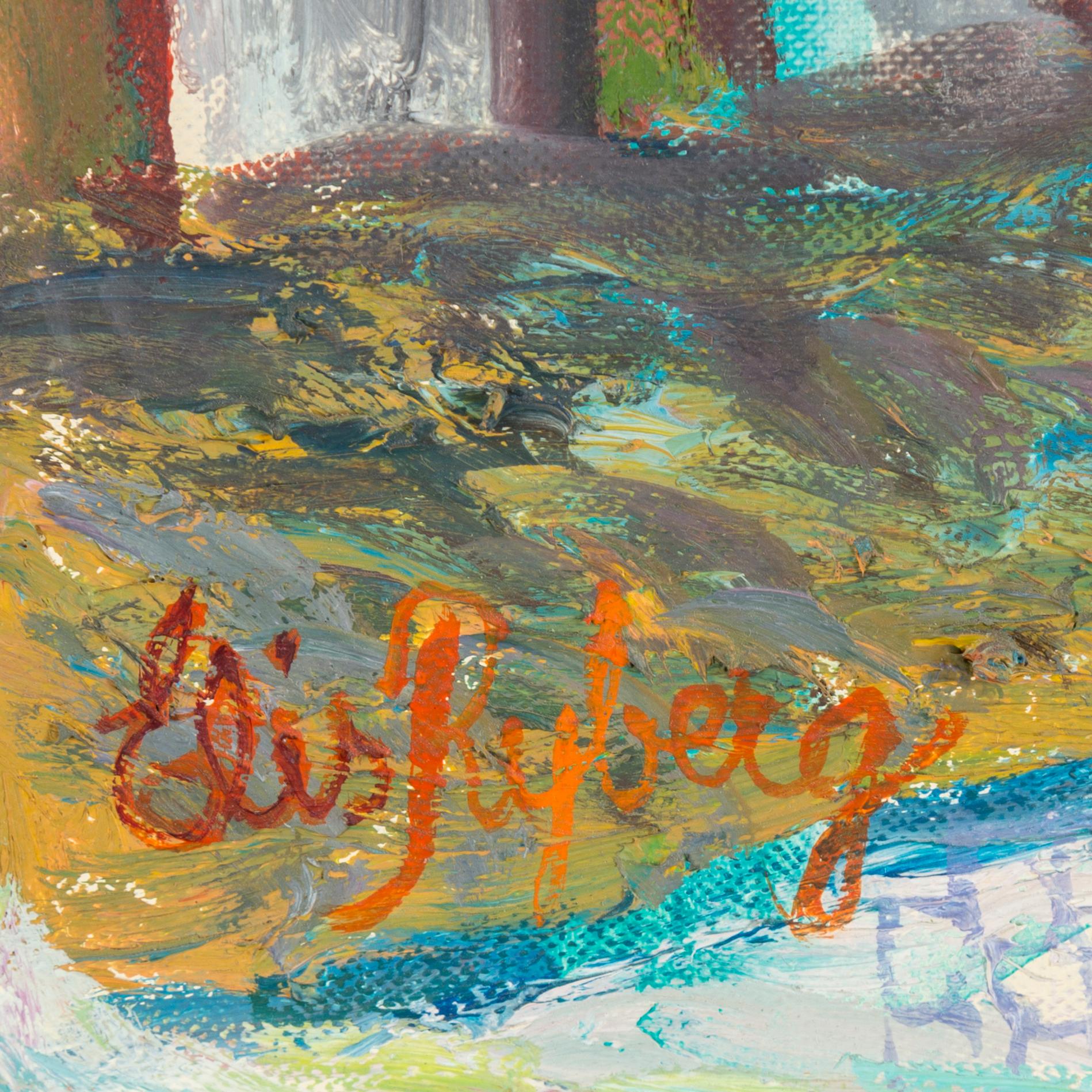 ELIS RYBERG, oil pn panel, signed. Dated 1973 verso.
