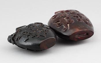 SNUSDOSOR, 1 par, Kina, 1900-tal.