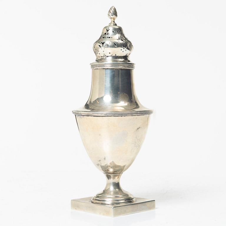 Sockerruska, silver, George Nathan & Ridley Hayes, Chester, England 1834.