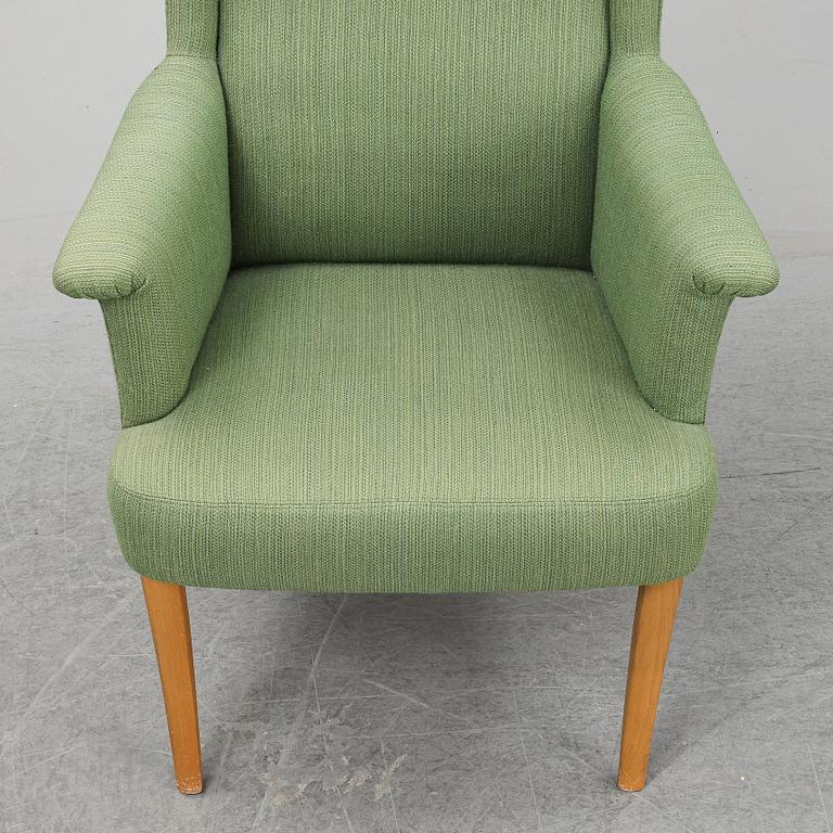 CARL MALMSTEN, an 'Ane' wing chair, AB O.H. Sjögren Stoppmöbler, Tranås.