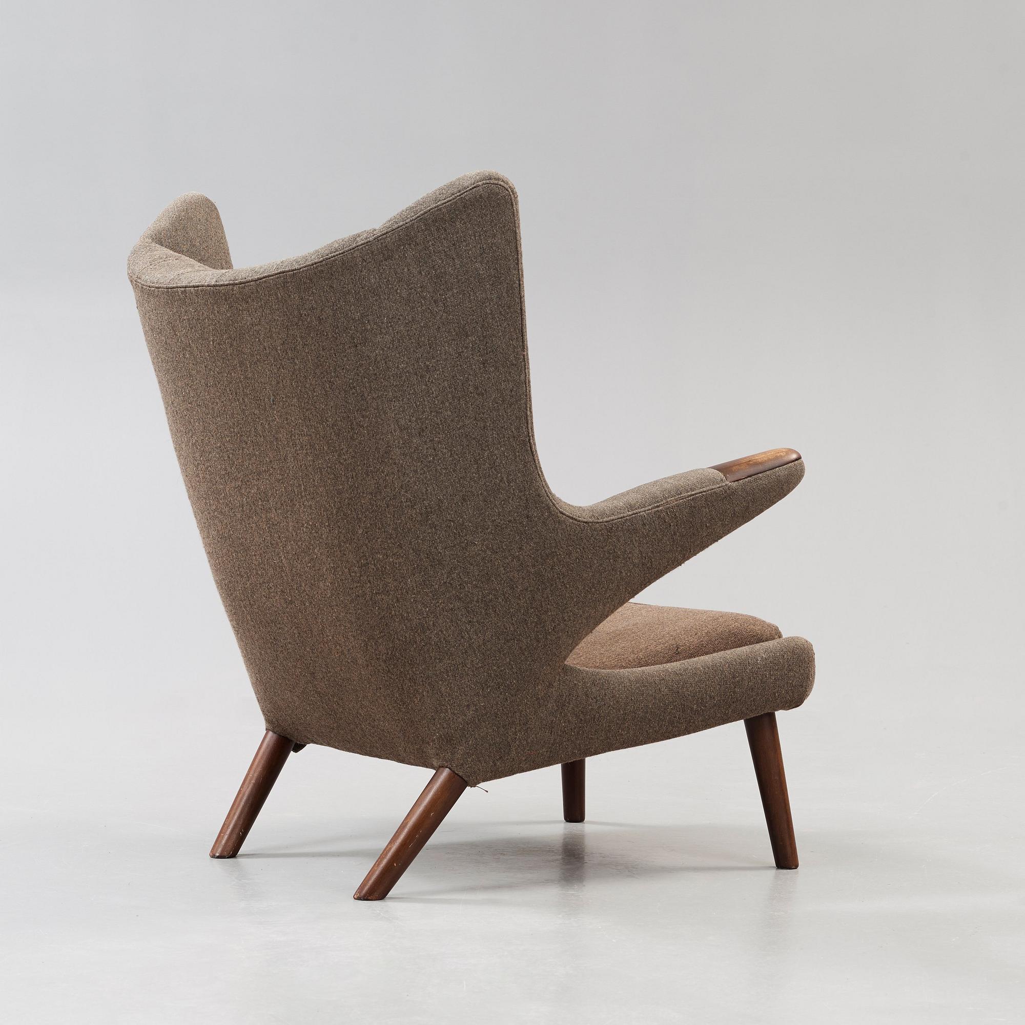 A Hans J Wegner 'Bamse' easy chair, AP-stolen, Denmark 1950's-60's.