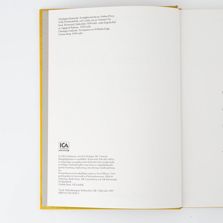 Böcker om svensk keramik. 19 st..