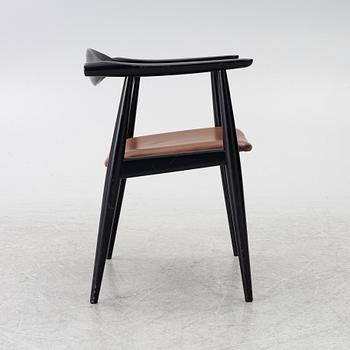 Hans J. Wegner, Armchair CH 35, Carl Hansen, Odense, Denmark.