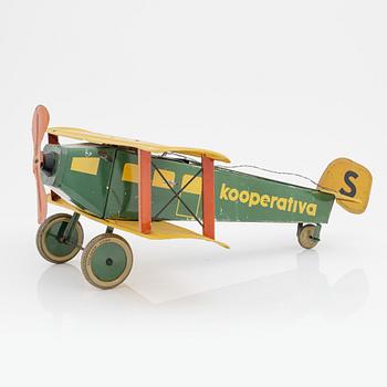 Flygplan/plåtburk, Kooperativa,
1930/40-tal.