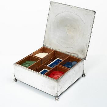 Karl Anderson, Casket, silver, Stockholm 1924.