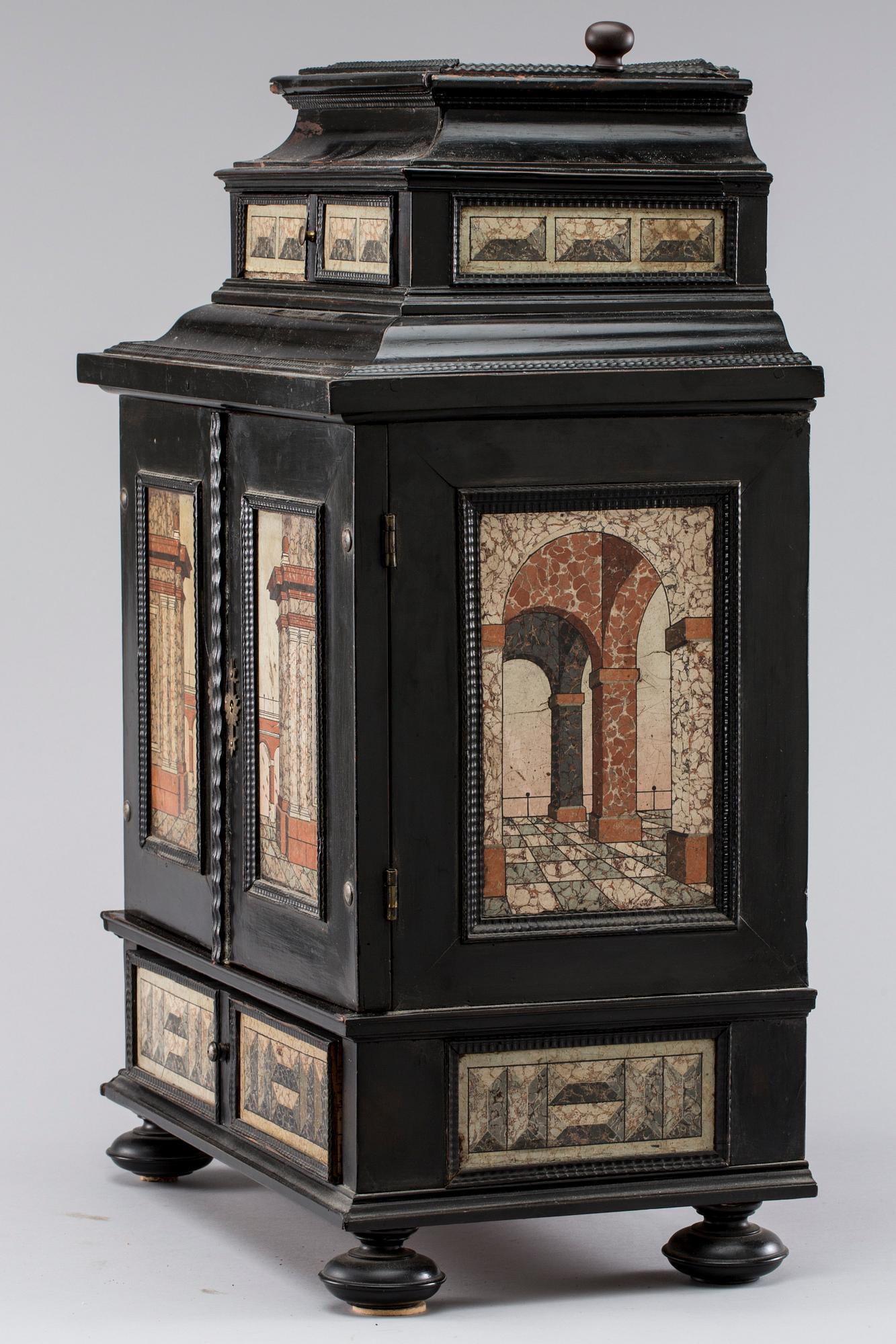 KABINETTSKÅP, barock, 1600-tal.