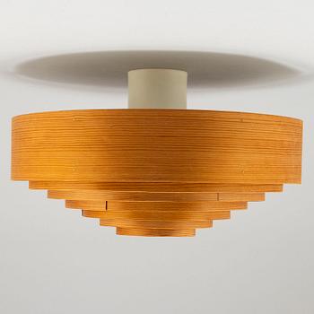 HANS-AGNE JAKOBSSON, a pinewood ceiling lamp, from AB Ellysett Markaryd, second half of the 20th century.