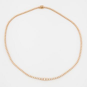 COLLIER, med briljantslipade diamanter, totalt ca 3.00 ct.