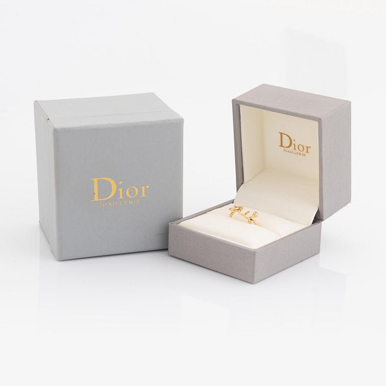 Dior, ring "Oui", 18K guld med briljantslipad diamant.