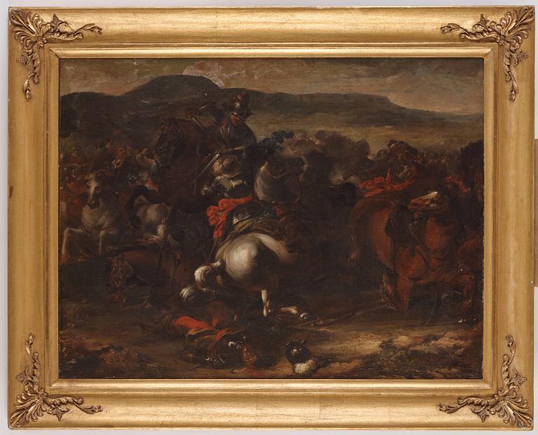 Jacques Courtois kallad Le Bourguignon Circle of, Jacques Courtois, known as Le Bourguignon, Cavalry Battle.