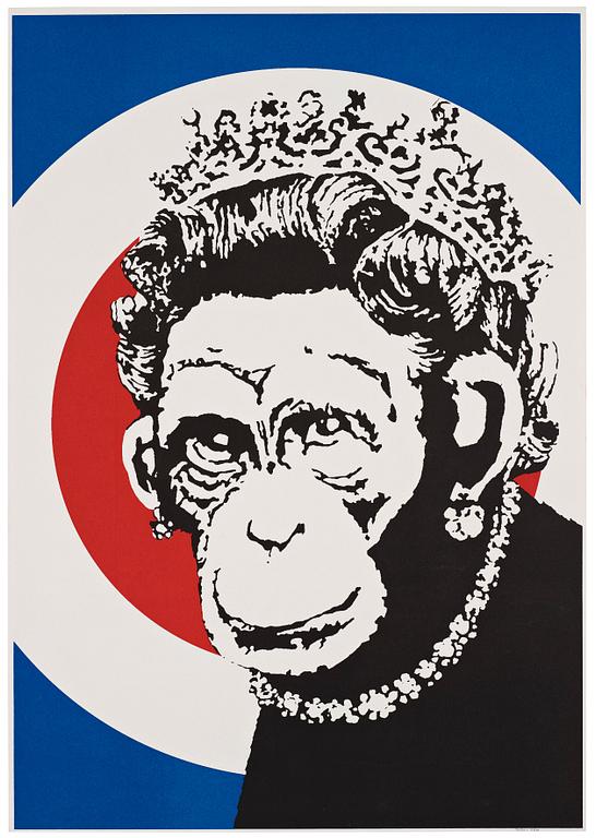 Banksy, "Monkey Queen".