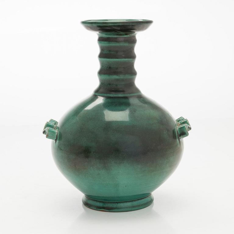 An earthenware vase, Upsala Ekeby, first half of the 20th century.