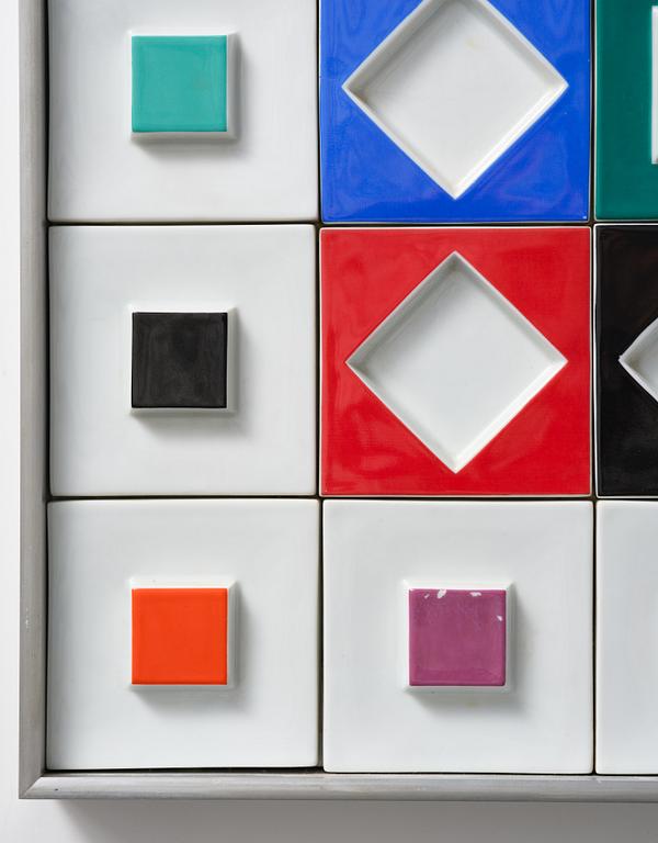 Victor Vasarely, relief, Rosenthal Studio Linie, Tyskland.