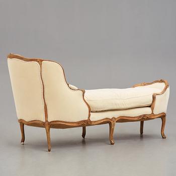 A Louis XV mid 18th century daybed "Lit de repos".