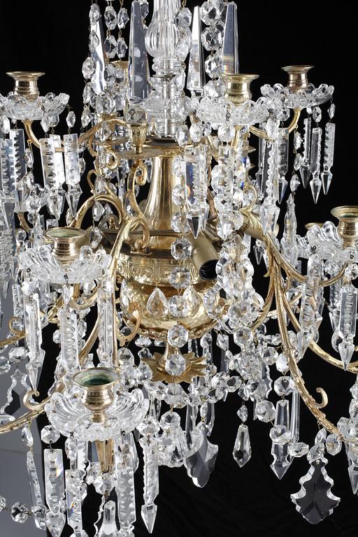 A chandelier from the late 19 th century.