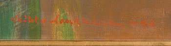 Veikko Laukkanen, oil on panel, signed and dated-66.