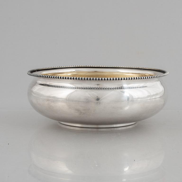 Guldsmedsaktiebolaget, skål, silver, Stockholm, troligen 1918.