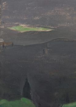 Einar Reuter (H. Ahtela), "Ice melting" (View from Naapurinvaara toward Lake Nuasjärvi).