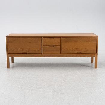 An oak veneered sidebaord, Stockholm series, IKEA.