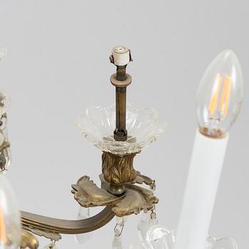 A chandelier, late 19th century.