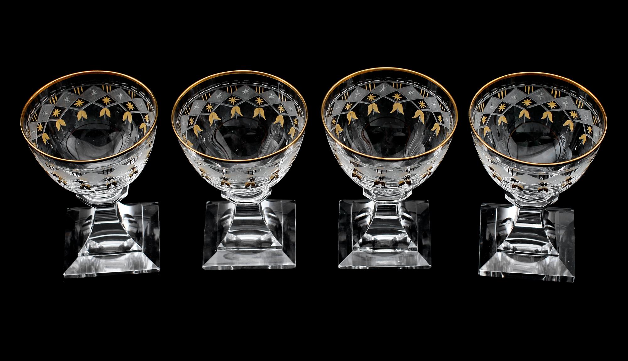 STARKVINSGLAS, 10 st, Odelberg Junior, Kosta.