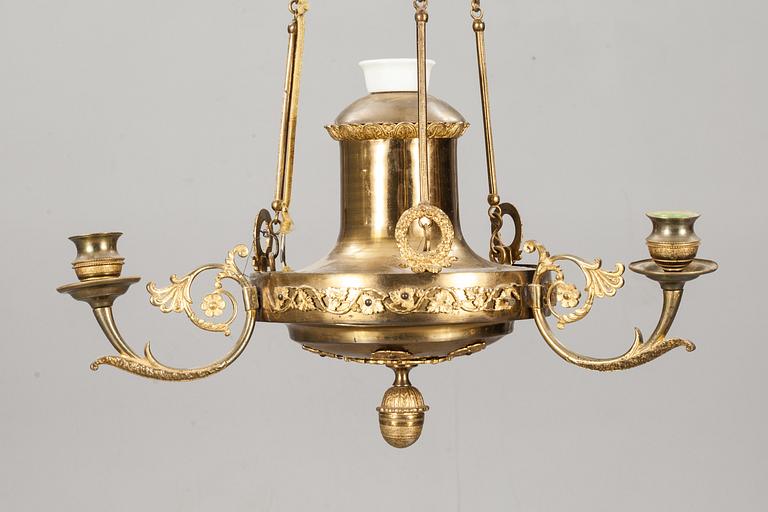LJUSAMPEL, senempire, 1800-talets mitt.