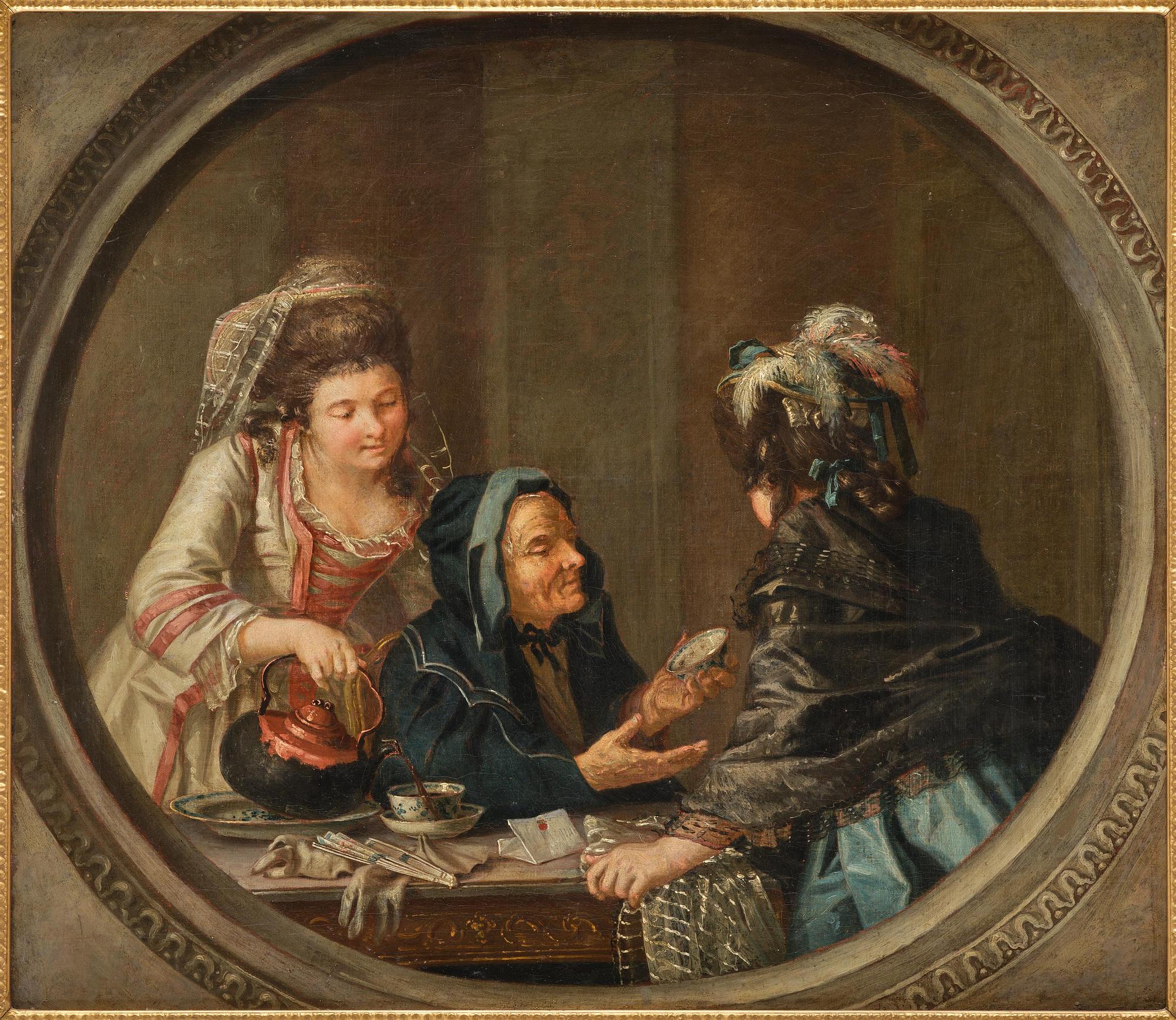 Pehr Hilleström, "Hos spåkvinnan" (At the fortune teller).