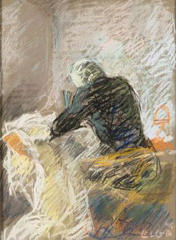 Elga Sesemann, Vid bordet.