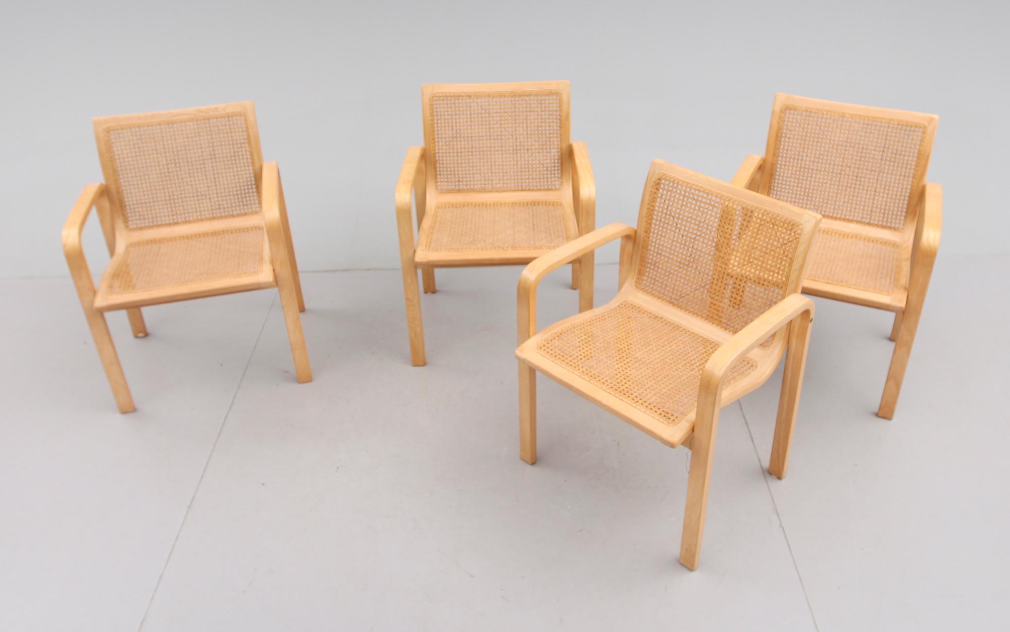 KARMSTOLAR, 4 st, Italien, 1900-talets andra hälft.