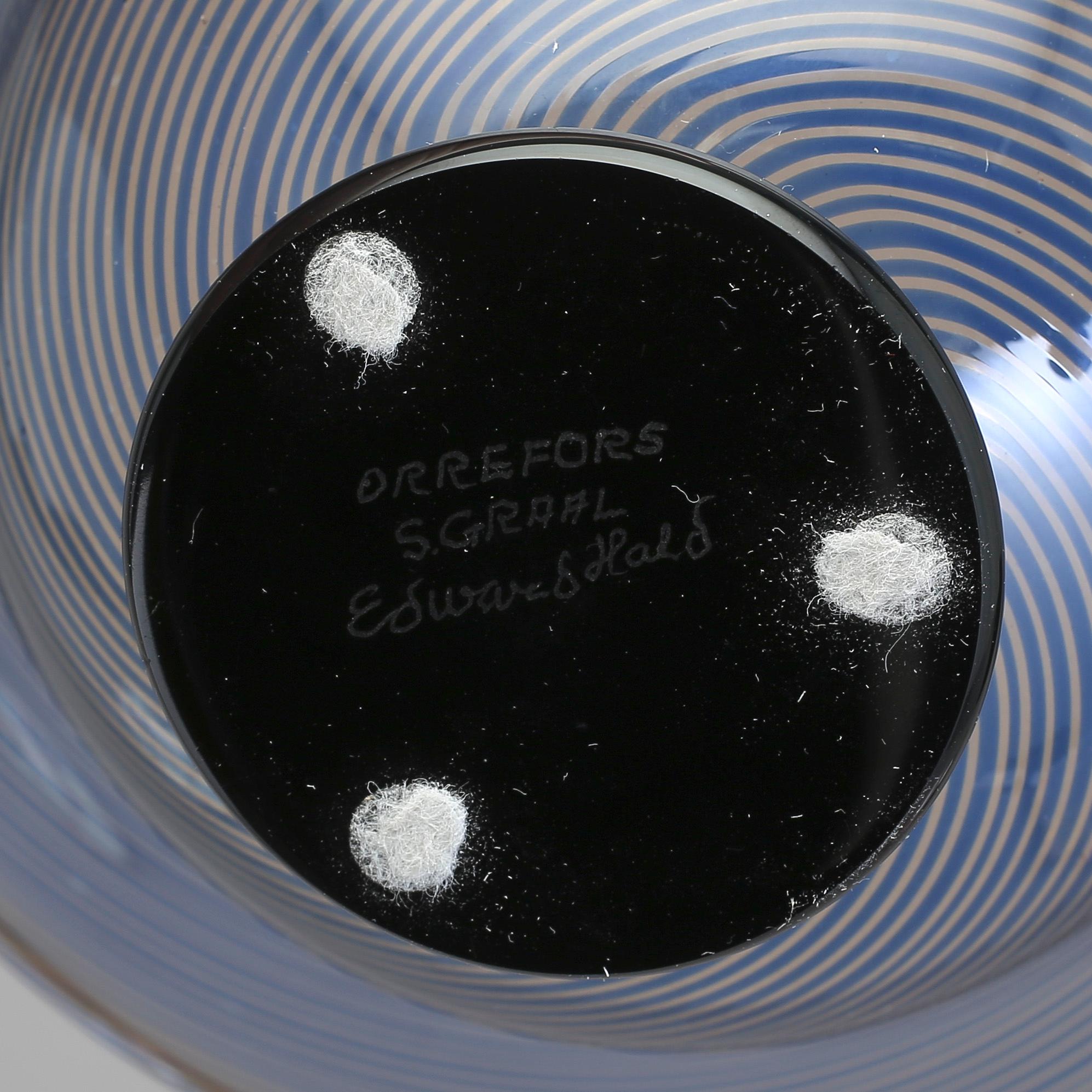 SKÅL, slipgraal, Edward Hald, Orrefors.
