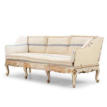 A Swedish Rococo 18th century sofa.