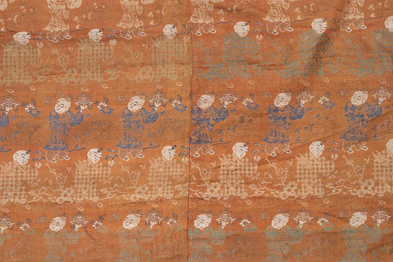 Sidenbrokad, Qingdynastin, 1800-tal.