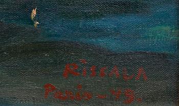 KAAPO RISSALA, olja på duk, signerad samt daterad 1949.