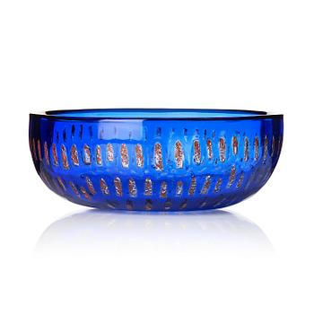 13. Sven Palmqvist, a ravenna glass bowl, Orrefors, Sweden, 1975, no 6228.