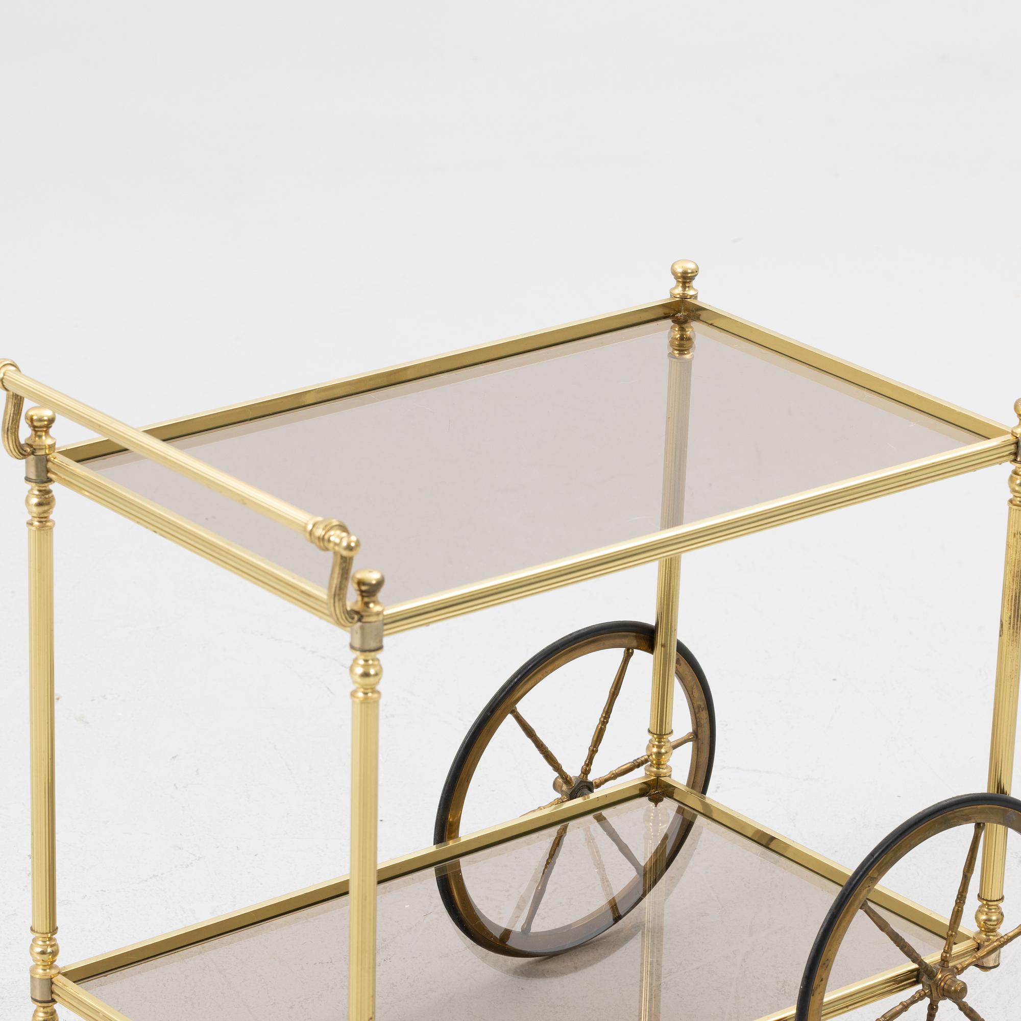 Serving trolley, 20th century.