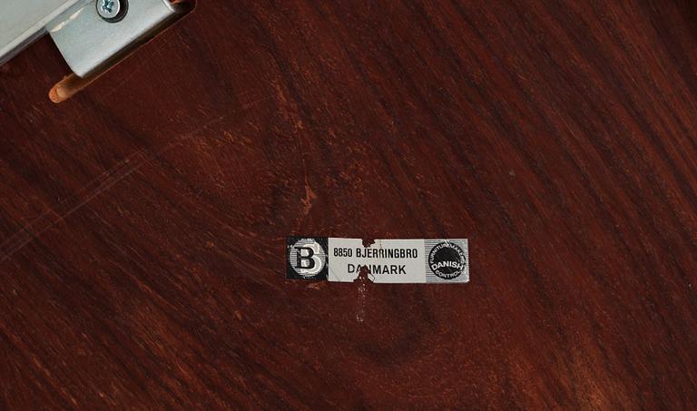 A rosewood dining table, attributed to Preben Fabricius & Jørgen Kastholm, Denmark 1960's.