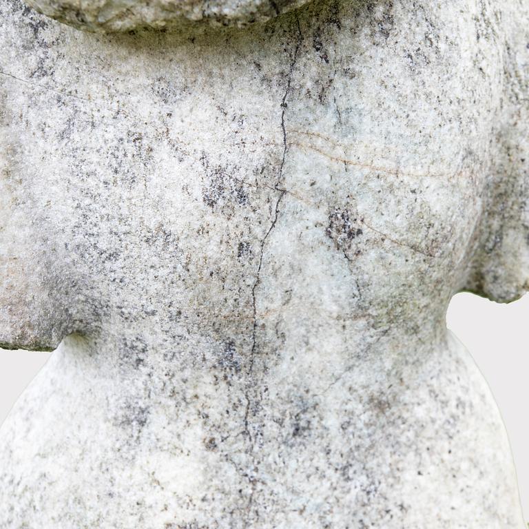 Arvid Källström, a signed stone sculpture.
